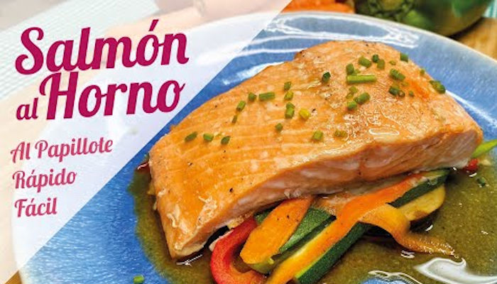 Receta de salmón en papillote al horno