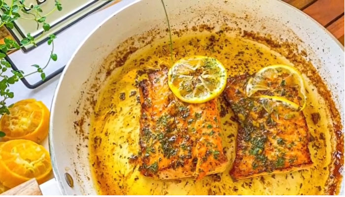 Receta de salmon fileteado fresco