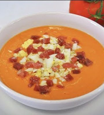 Receta de salmorejo jarote de pimiento rojo