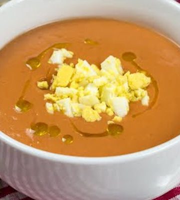 Receta de salmorejo sin pan