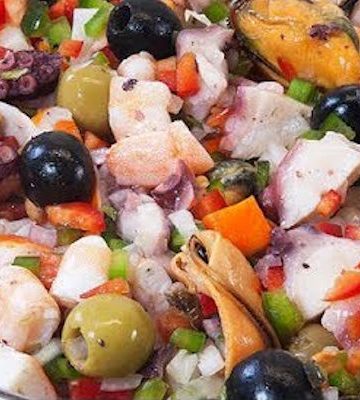 Receta de salpicón de caracol