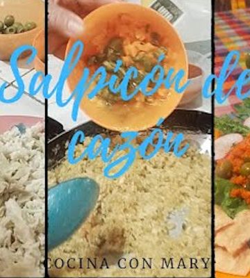 Receta de salpicón de cazón