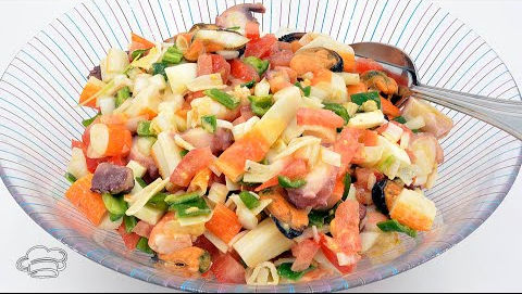 Receta de salpicón de mariscos con thermomix