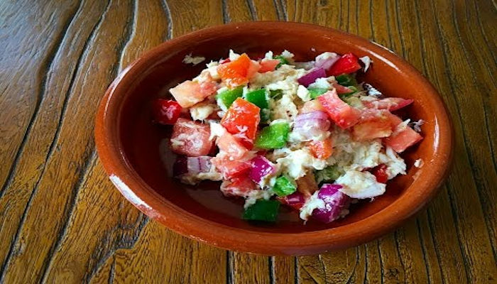 Receta de salpicón de mero costa de azahar