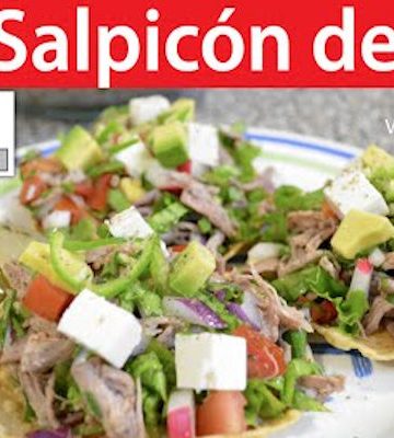 Receta de salpicón de res