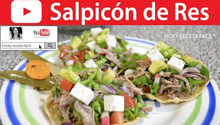 Receta de salpicón de res