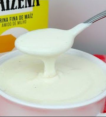 Receta de salsa bechamel con maizena
