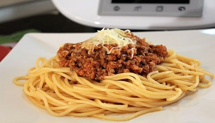 Receta de salsa boloñesa con thermomix