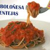 Receta de salsa boloñesa de lentejas