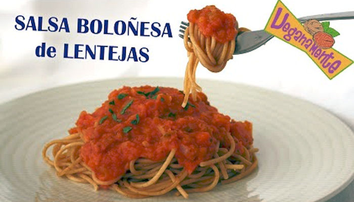 Receta de salsa boloñesa de lentejas