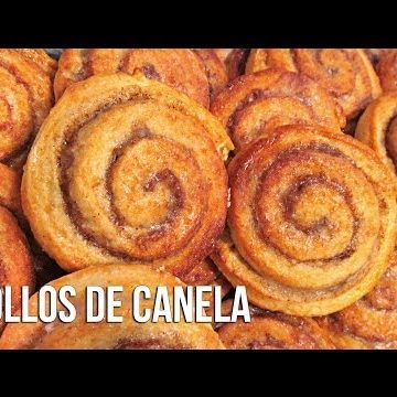 Receta de rollitos de canela en forma de corazón
