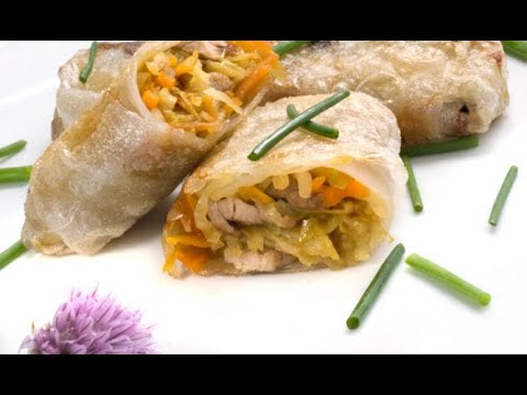 Receta de rollitos de ternera con verduras