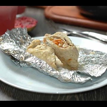 receta de pechuga rellena empapelada