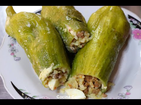 receta de pepinos rellenos de pollo