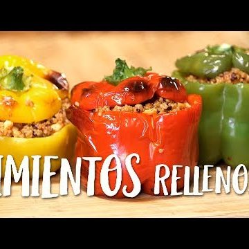 receta de pimientos rellenos de quinoa