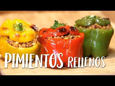 receta de pimientos rellenos de quinoa