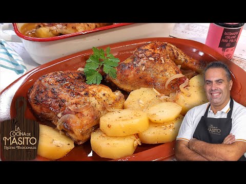 receta de piernas de pollo al horno con cebolla