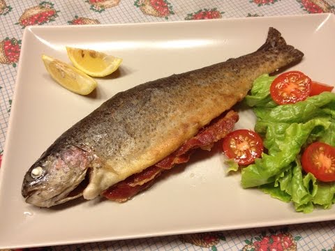 Receta de rollitos de truchas y puerros