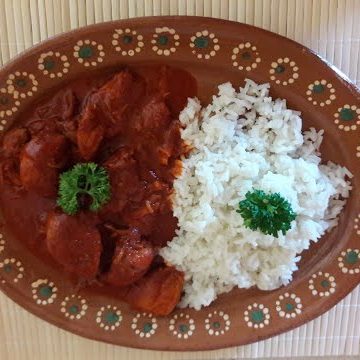 receta de pechugas de pollo con guajillo