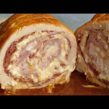 receta de pechuga de pavo rellena de bacon