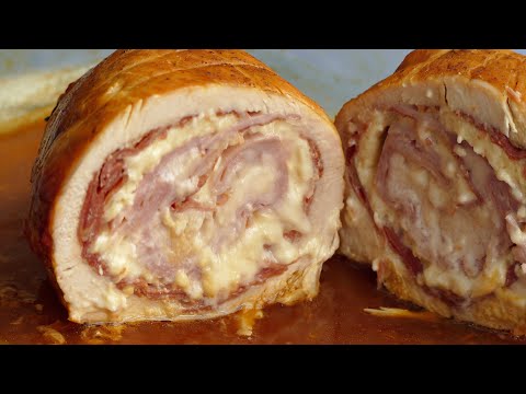 receta de pechuga de pavo rellena de bacon