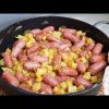 Receta de salchichas con patatas
