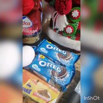 Receta de ponche crema de oreo