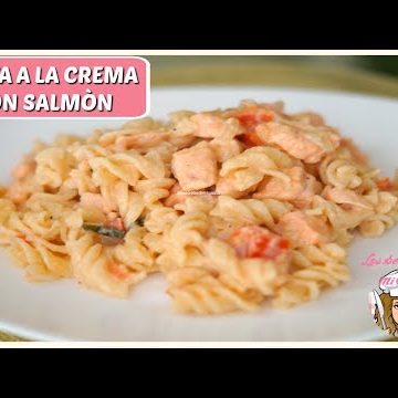 receta de penne con salsa de pescado cremosa