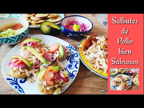 Receta de salbutes de pollo