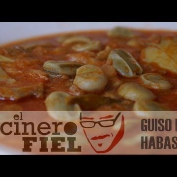 receta de pescado guisado con habas