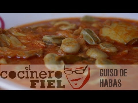 receta de pescado guisado con habas