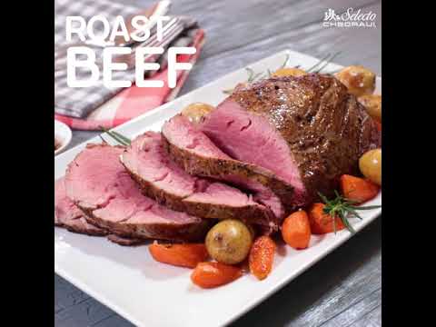 Receta de roast beef con guarnición de legumbres