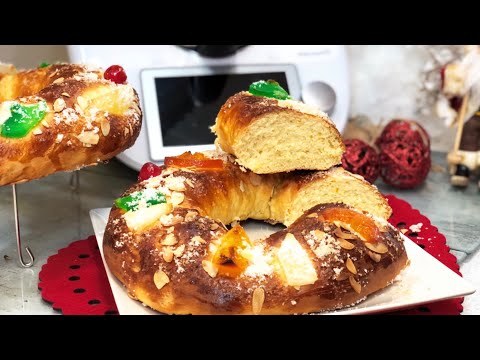 Receta de roscón de reyes esponjoso con thermomix