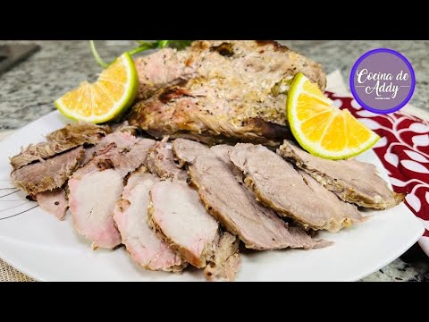 receta de pierna de cerdo al horno con naranja agria