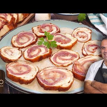 receta de pechugas de pollo enrolladas