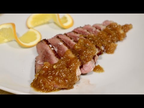 receta de pechuga de pato a la naranja