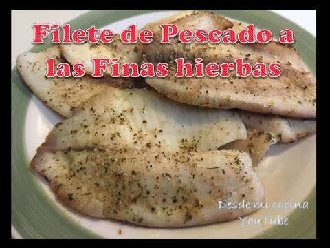 receta de pescado a las hierbas
