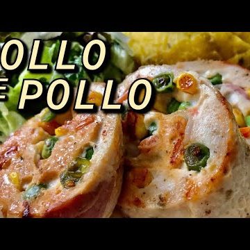 Receta de rollo de pechuga de pollo