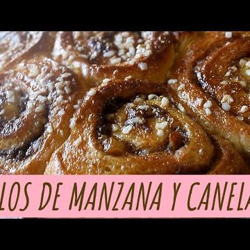 Receta de rollitos de canela y manzana