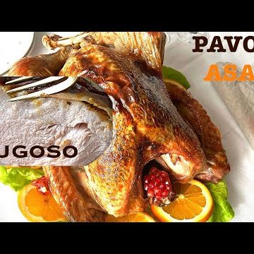 receta de pavo relleno al horno con salsa