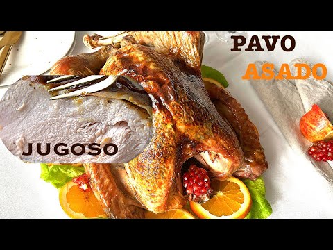 receta de pavo relleno al horno con salsa