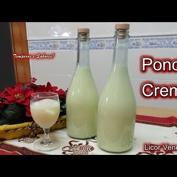 Receta de ponche crema original