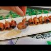 receta de pincho de datil relleno de almendra