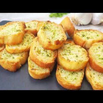 receta de pinchitos con pan de pages con ajo y perejil