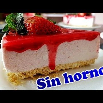 receta de pie de fresa helado