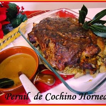 receta de pernil de cochino adobado