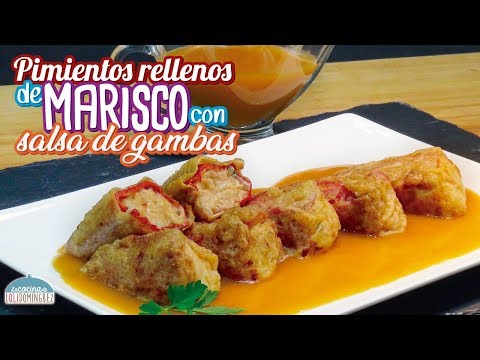 receta de pimientos del piquillo rellenos de langostinos