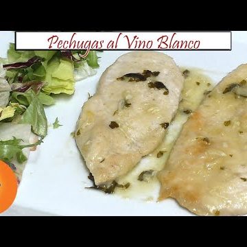 receta de pechugas de pollo al vino blanco